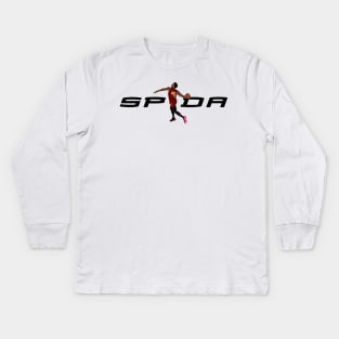Donovan Mitchell - Spida Cleveland Cavaliers Kids Long Sleeve T-Shirt